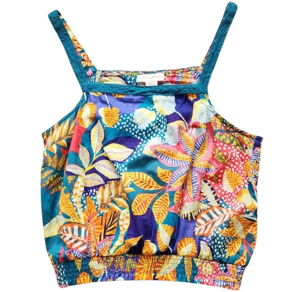 NWT‎ Cynthia Rowley Multicolor Tank Top Women's Large - Picture 1 of 5